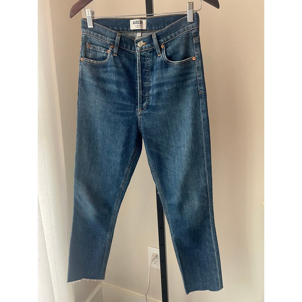 Agolde Nico Jeans Medium Wash High Rise size 25